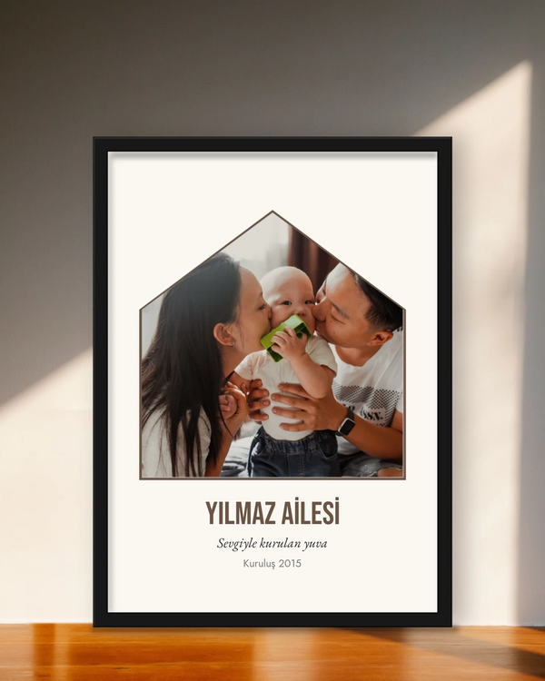 Kişiye Özel Yuvamız Aile Tablosu