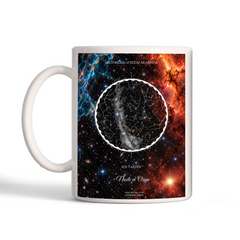 Kişiye Özel Yıldız Haritası Yıldız Tozu Kupa Bardak