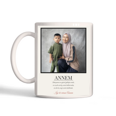 Kişiye Özel Annem Şiir Kupa Bardak